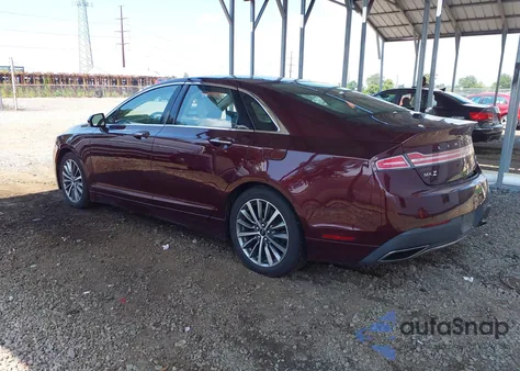 2017 Lincoln Mkz Select z USA, uszkodzony, nr VIN 3LN6L5D92HR602106